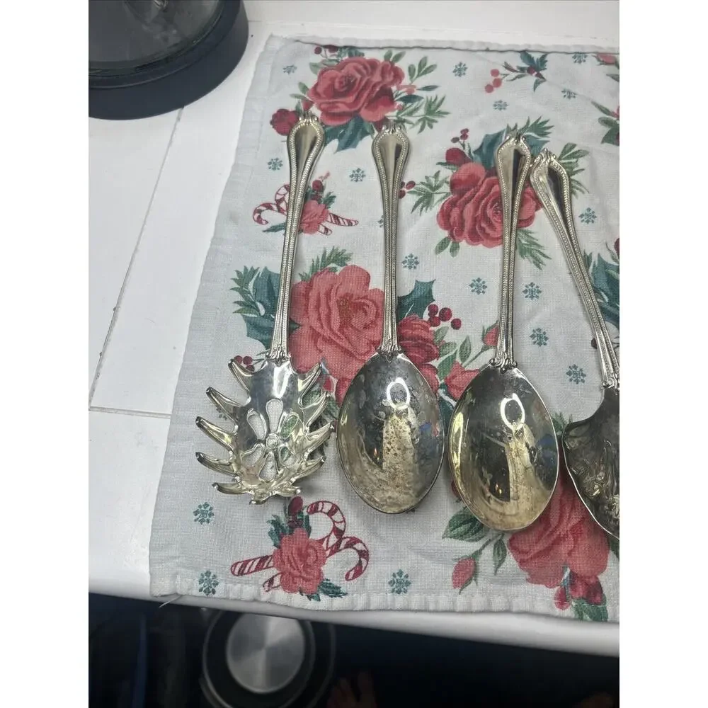 Vintage International Silver‎ Co Silver Plated 11 PC Serving Set